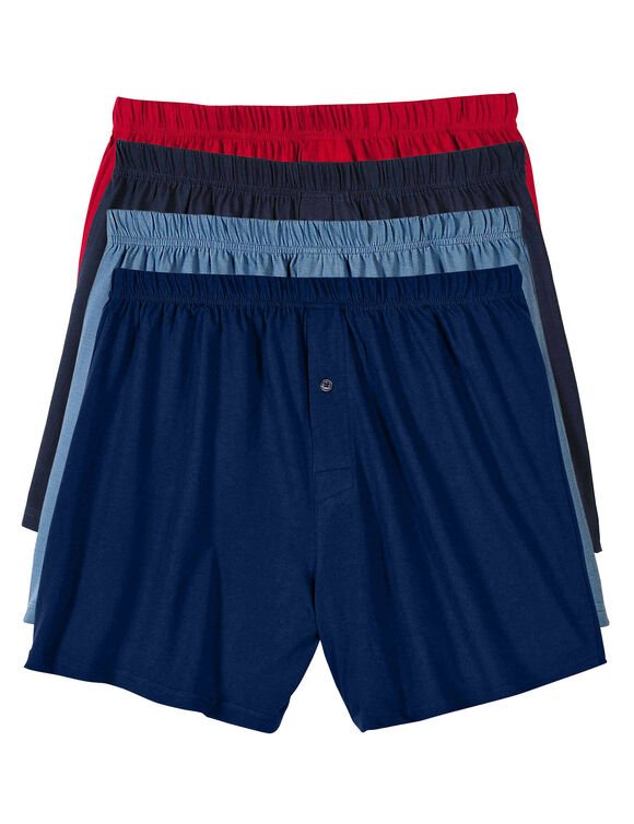 Cale&ccedil;on flottant ouvert uni - lot de 4 (brique + c&eacute;ladon + gris)