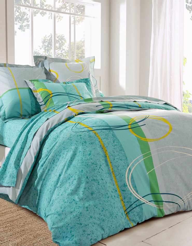 Linge de lit Olivia coton, vert Linge de lit Olivia coton, vert, hi-res image number 0