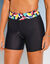 Short de bain long Boruca (noir / multicolore)