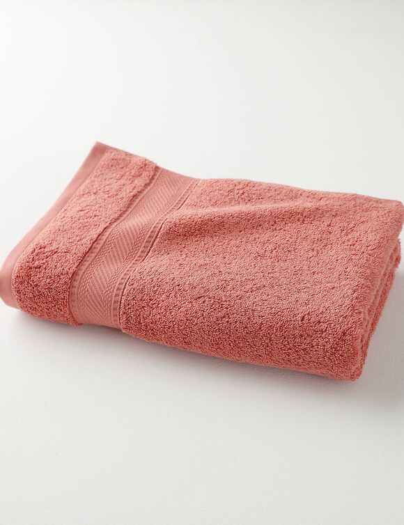 Collection serviettes de bain unies - confort luxe 540g/m&sup2; (brique)