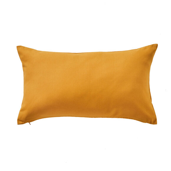 Housse de coussin unie bachette - lot de 2 (miel)