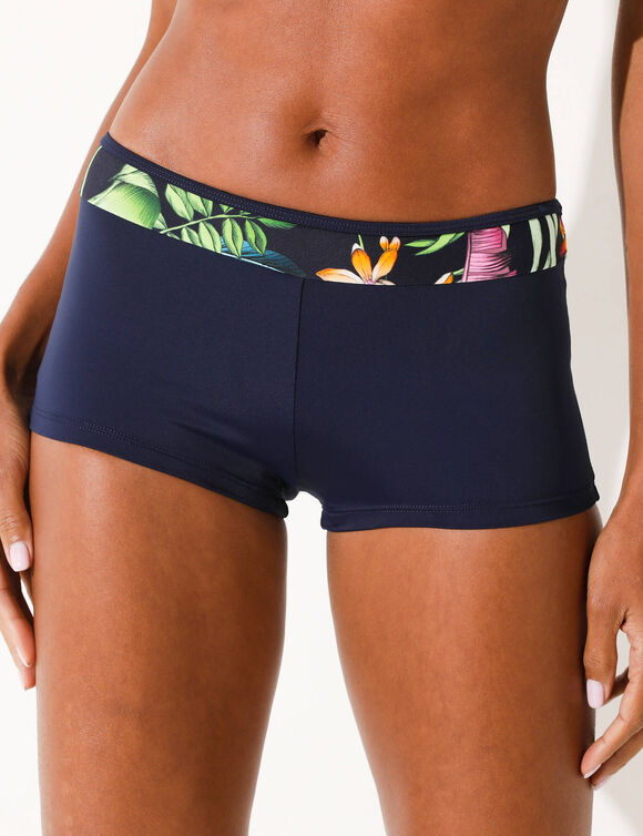 Bedrukte bikinishorty Banna (marine / veelkleurig)