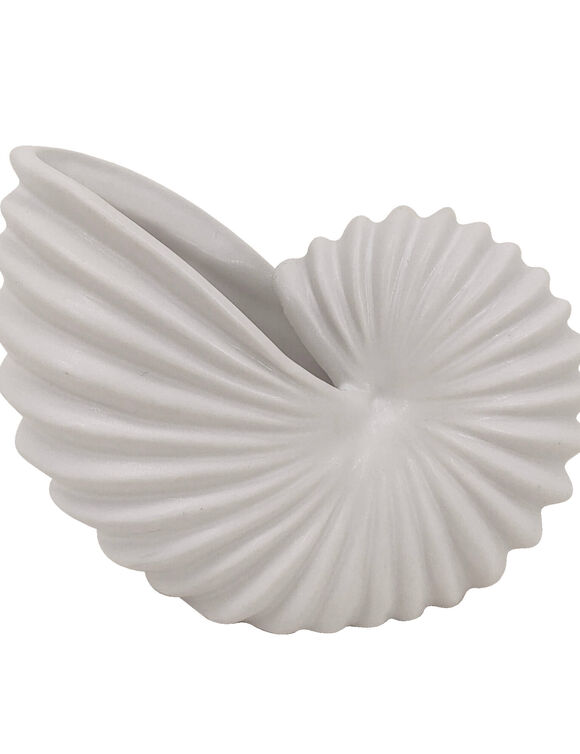 Vide-poche forme coquillage (blanc)