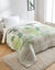  Couette microfibre imprim&eacute;e feuilles tropicales 400 g/m&sup2; (groen)