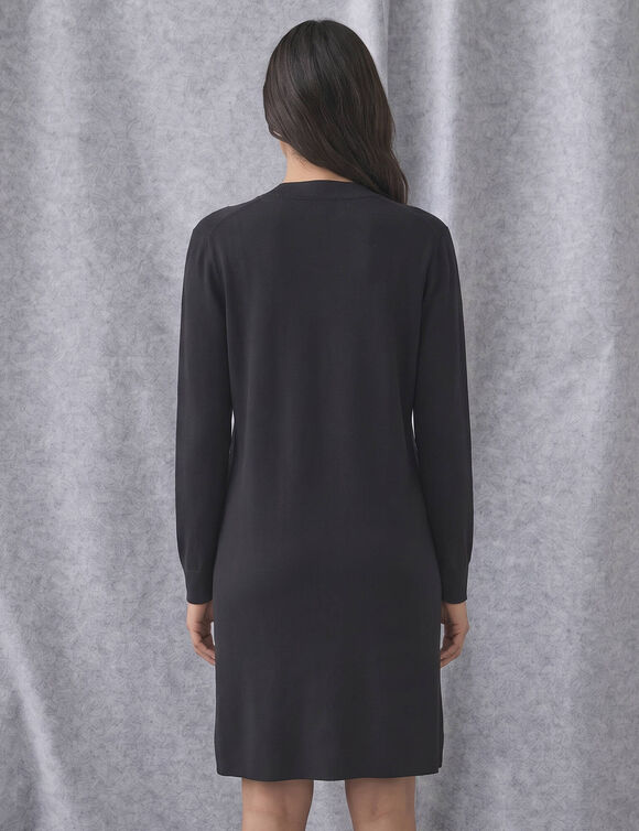 Robe pull boutons   (noir)