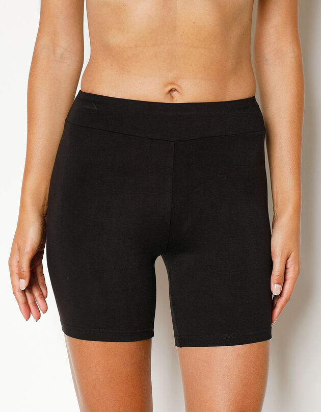 Warme panty in jerseytricot (zwart)