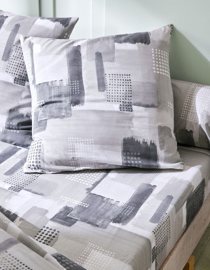 Linge de lit Mani - coton polyester (gris)