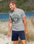 Sportieve, elastsiche short (marine)