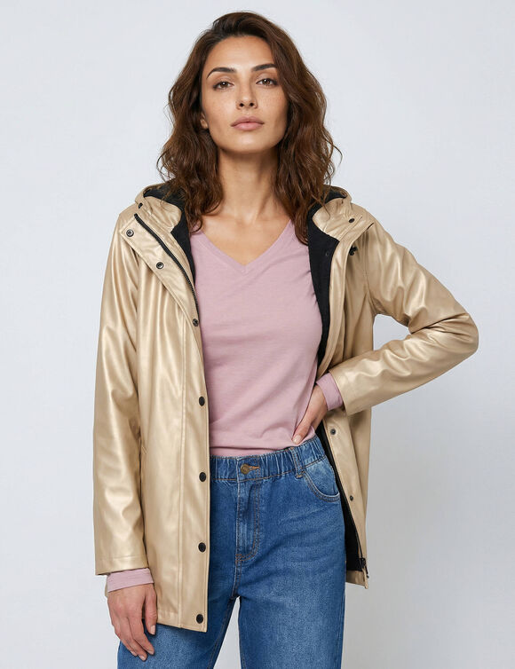 Cir&eacute; imperm&eacute;able en polyester recycl&eacute;(**) (beige iris&eacute;)