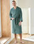 Peignoir mixte adulte col kimono - &eacute;ponge bouclette 380 g/m&sup2; (eucalyptus)