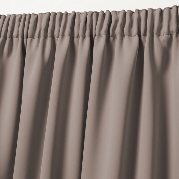 Rodeau occultant satiné  (taupe)