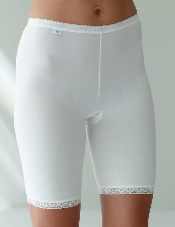 Vormvast pantybroekje "Basic+" in stretchkatoen (wit)