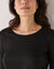 T-shirt thermique col rond - manches longues (noir)