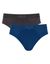 Slip fermé Sloggi® Base - lot de 2 (bleu + gris)