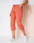 7/8-broek met tailleband in tricot (tomette)