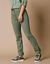 Pantalon sculptant, 5 poches (vert mousse)