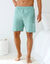 Short pyjama coton uni (aqua)
