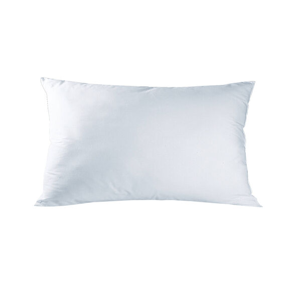 Coussin carré rectangulaire à recouvrir (blanc)