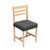 Housse chaise unie extensible - housse int&eacute;grale ou assise seule (gris)