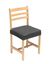 Housse chaise unie extensible - housse int&eacute;grale ou assise seule (gris)