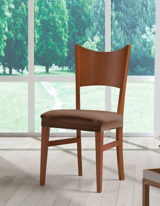 Housse assise de chaise "Nepal" (chocolat)