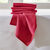 Effen servet - set van 6 (rood)