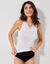 Kanten tanktop (wit)