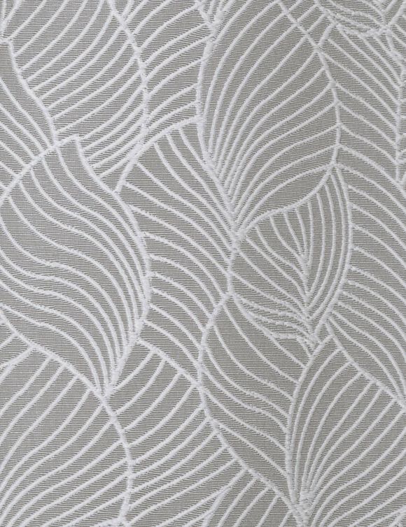 Rideau thermique imprimé fantaisie (gris)