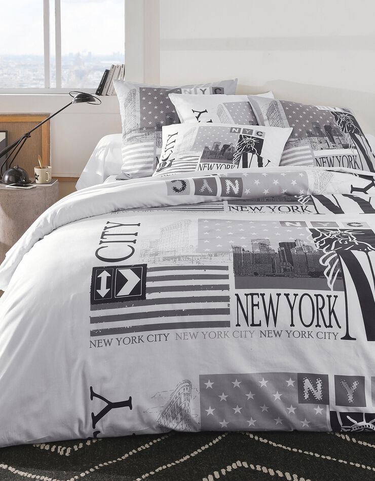 Linge de lit Midtown coton, blanc Linge de lit Midtown coton, blanc, hi-res image number 0