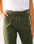 Pantalon chino uni, maille milano (kaki)