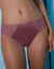 Culotte maille satinée et dentelle Avila - lot de 2 (pourpre + cuivre)