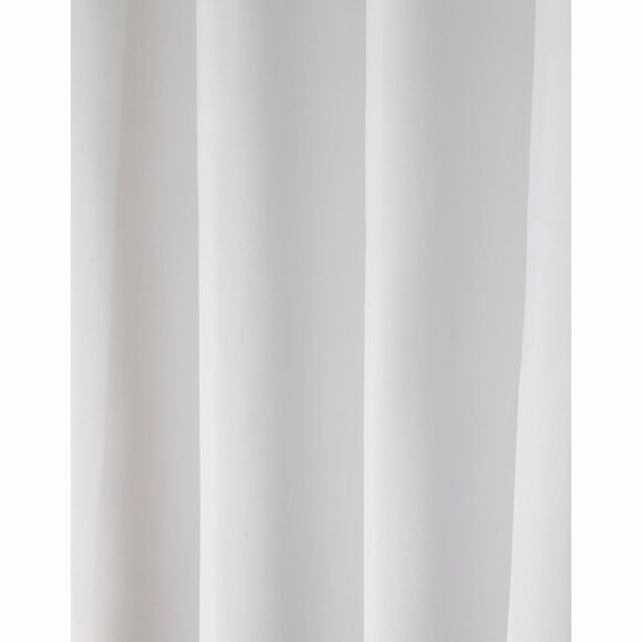 Panneau voile uni finition &oelig;illets (blanc)