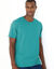 T-shirt met ronde hals en korte mouwen - set van 3 (aqua + watergroen + bruin)