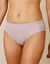 Paia microvezel en tule plumetis effect midi slip - set van 2 (grijsroze)