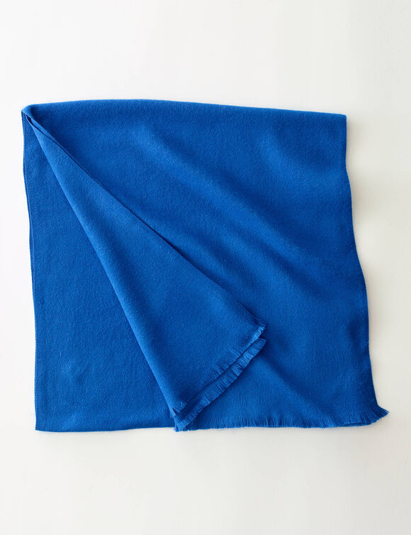 Warme sjaal (blauw)