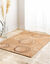 Tapijtje met cirkelmotieven (beige)