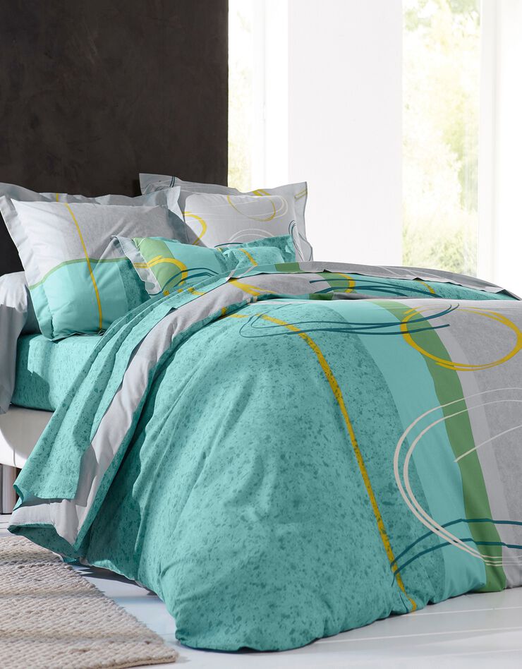 Linge de lit Olivia coton, vert Linge de lit Olivia coton, vert, hi-res image number 1