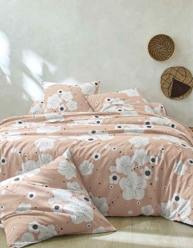 Linge de lit Nagoya - polycoton, beige Linge de lit Nagoya - polycoton, beige, hi-res