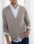 Gilet boutonné manches longues (lichttaupe)