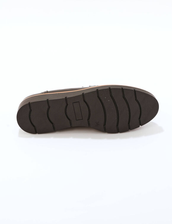 Mocassins bi-matière (noir)