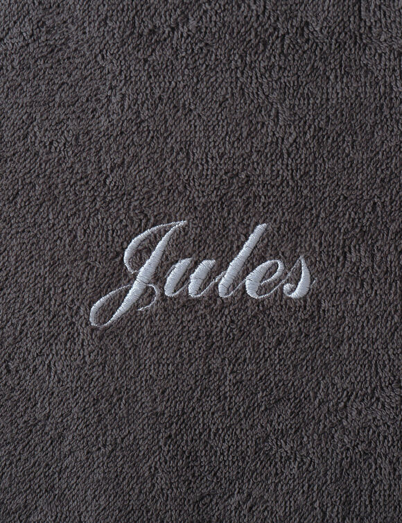 Collection serviettes de bain personnalisables confort moelleux (anthracite)