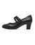 Schoenen met riempje en hak (zwart)