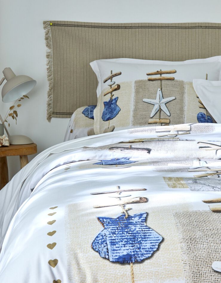 Linge de lit Lacanau coton (blanc)