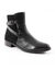 Leren boots in bikerstijl (zwart)