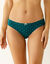 Midislip in stretchkatoen met bloemenprint - set van 4 (blauw / groen)