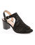 Sandalen met ajour en open neus (zwart)
