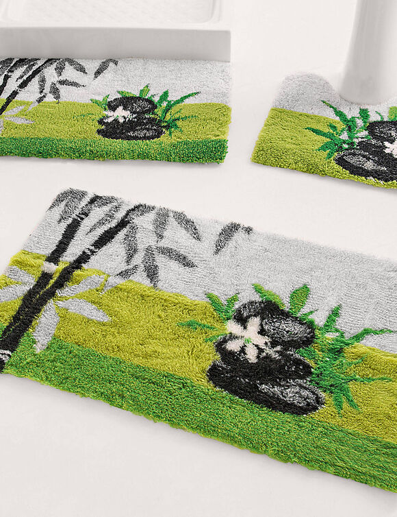 Tapis de bain Zen (vert)