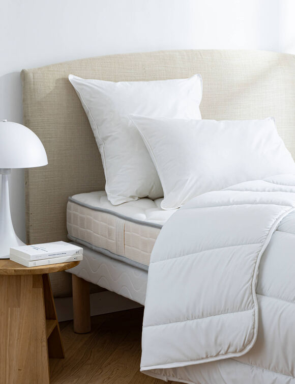 Oreiller modulable en latex (blanc)