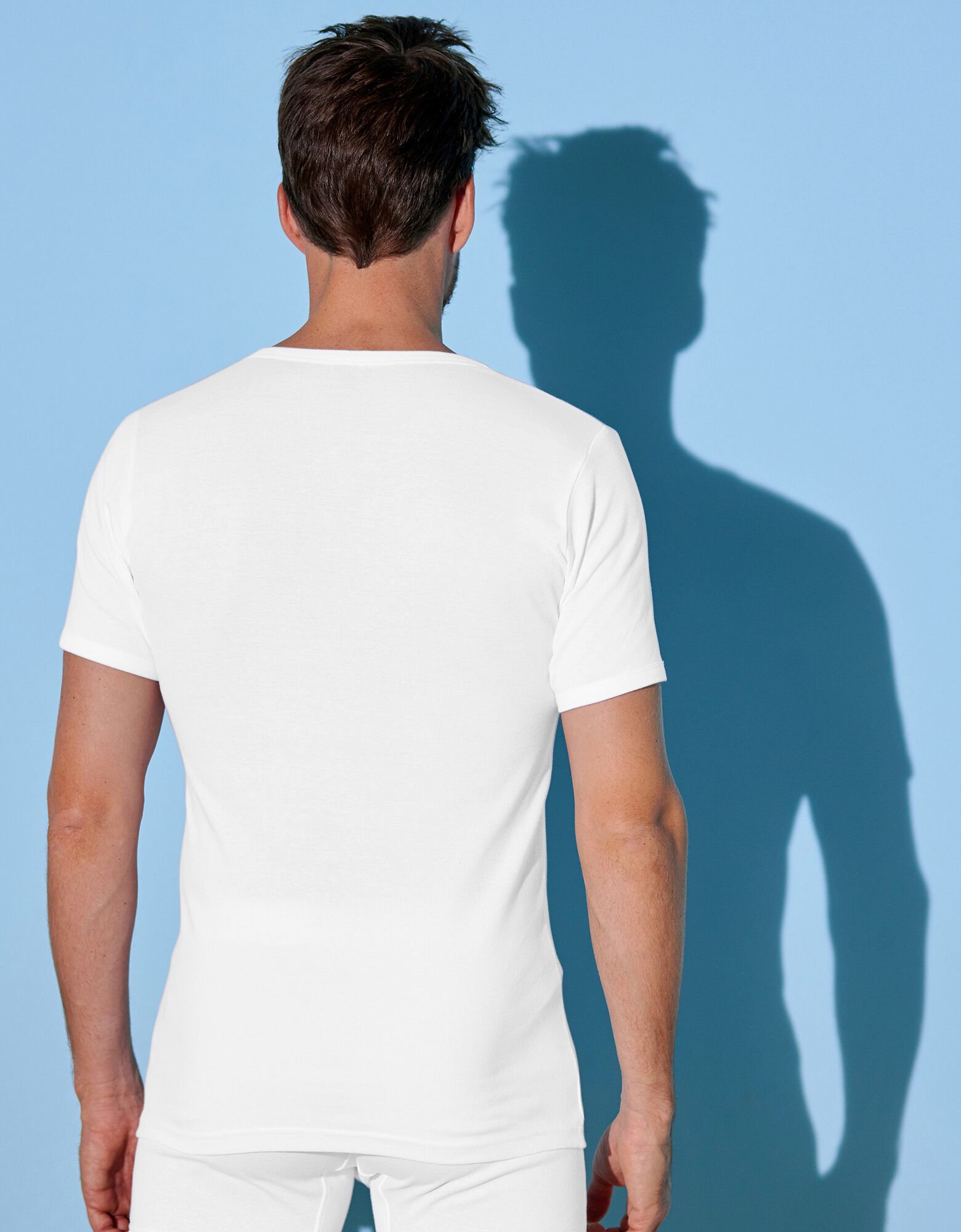 Teeshirt sousvêtement homme col rond lot de 6, blanc Blancheporte