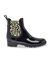 Regenbottines NEA (zwart / goudkleurig)
